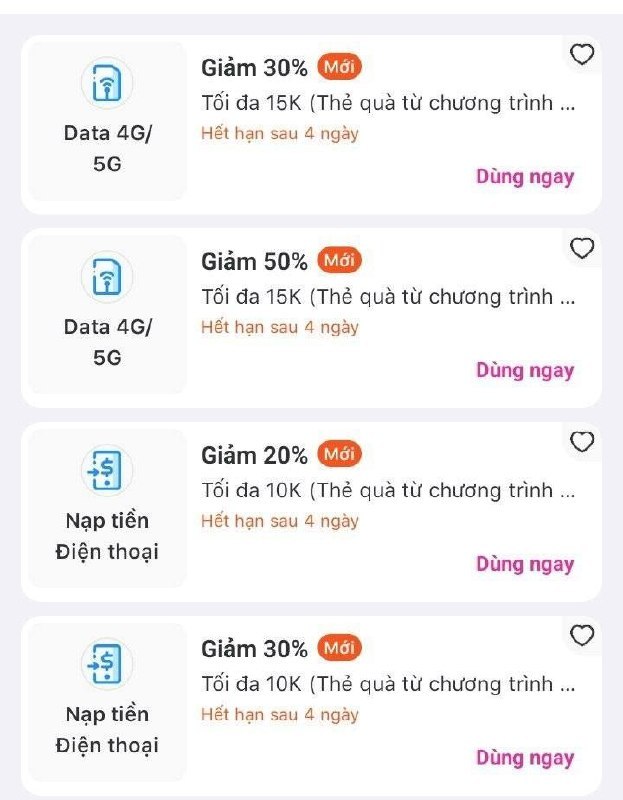 Nhập mã: WORLDCUP, ANH, PHAP, DUC,.. lấy mã nạp đt/data tại app Momo
